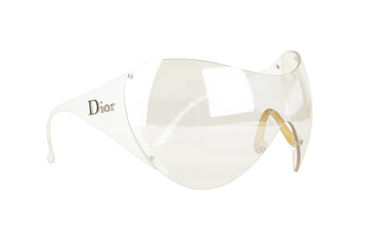 2000s Dior clear lenses ski mask sport sunglasses