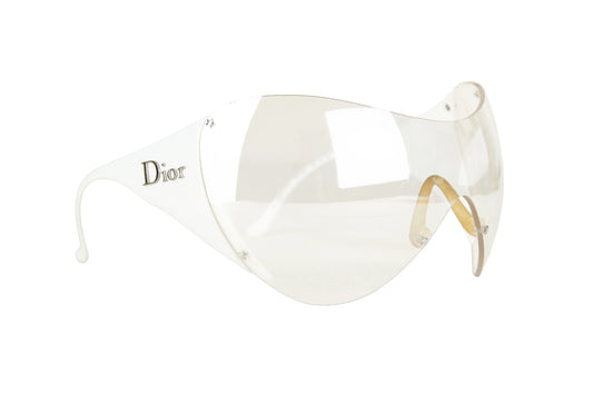 2000s Dior clear lenses ski mask sport sunglasses