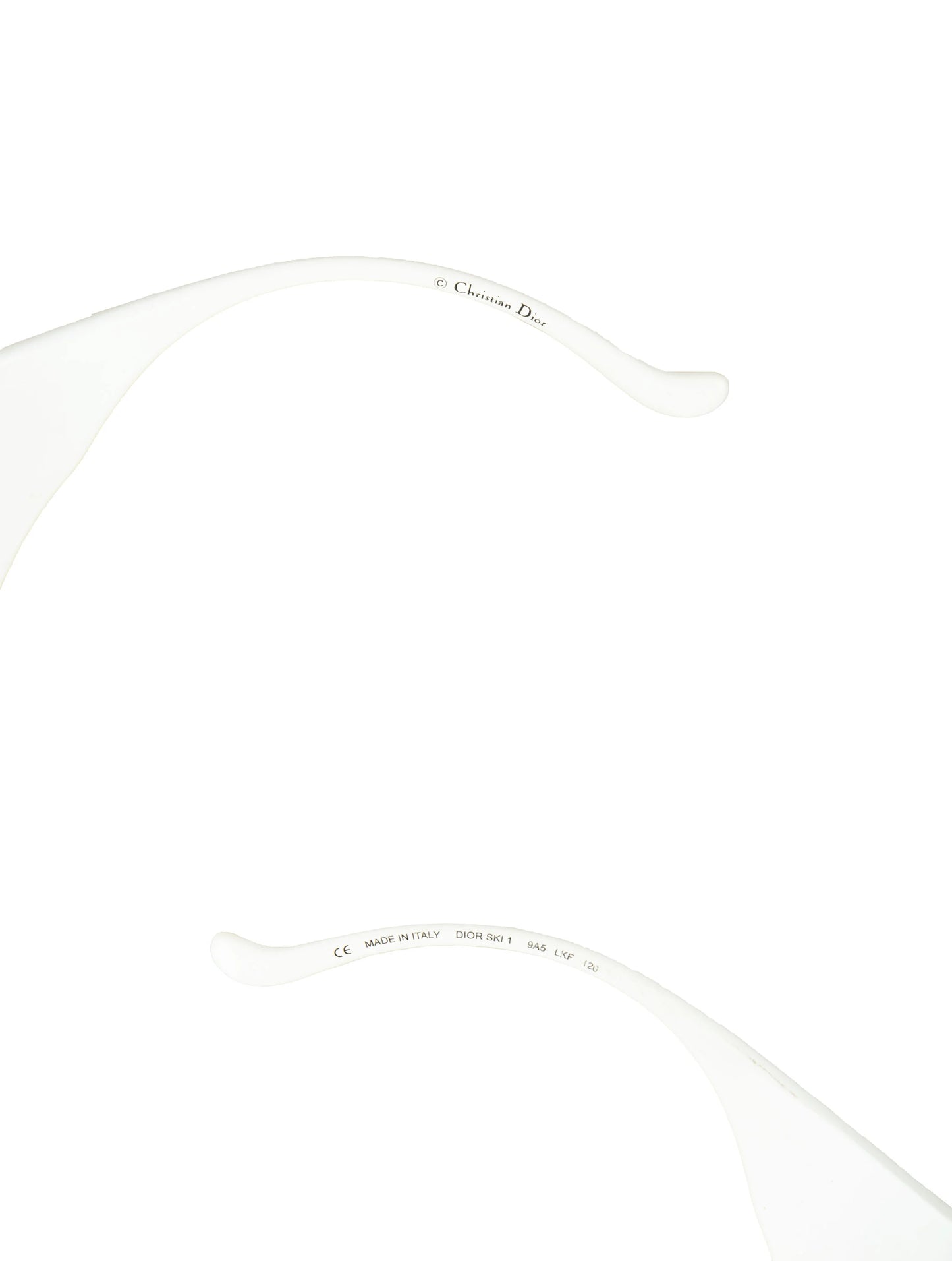 2000s Dior clear lenses ski mask sport sunglasses