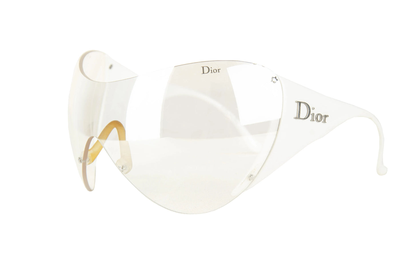 2000s Dior clear lenses ski mask sport sunglasses
