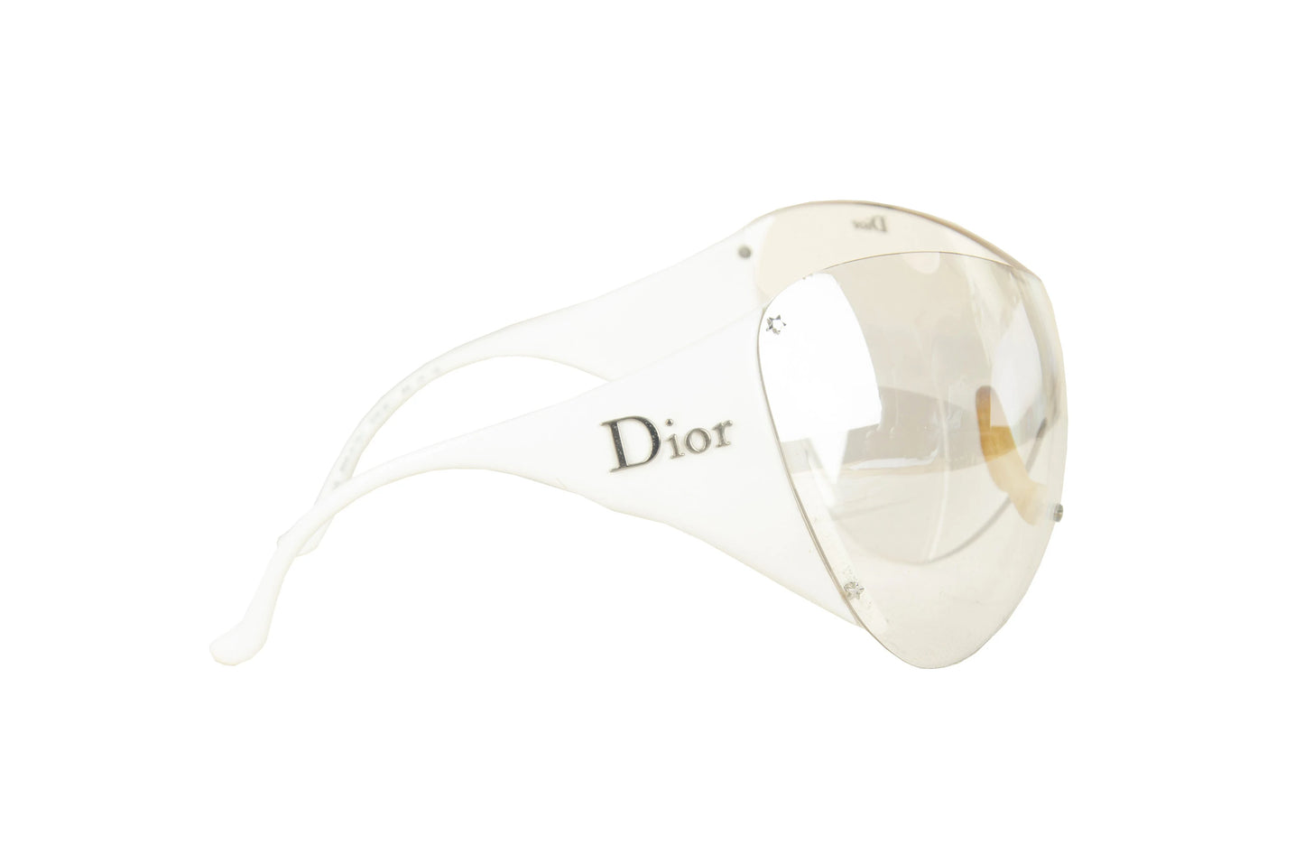 2000s Dior clear lenses ski mask sport sunglasses