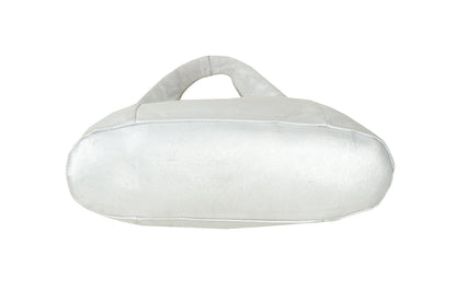 MIU MIU 2000s silver nappa leather mini hobo bag