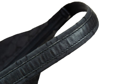 Vintage Gucci black monogram hobo bag