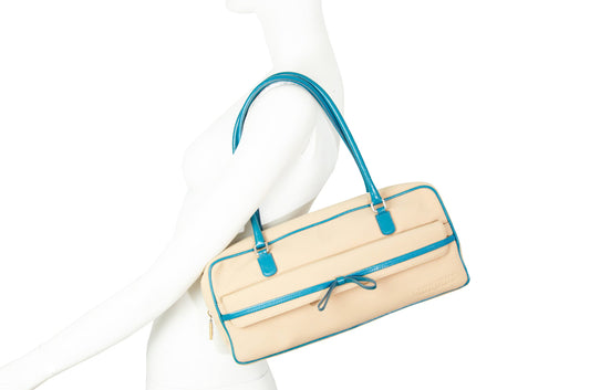 Vintage Miu Miu baguette bag / Early 2000s Miu Miu sporty shoulder bag