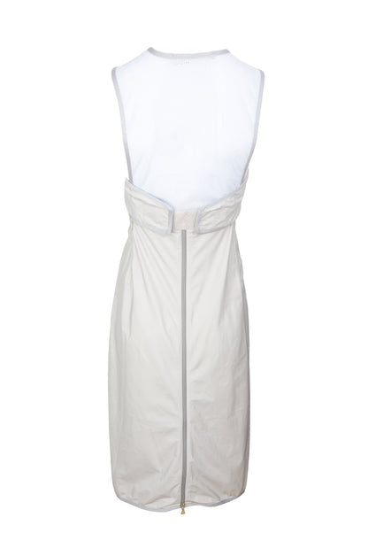 SS 1999 Prada lace up front dress / Technical nylon mesh back midi dress / Prada Linea Rossa sport dress