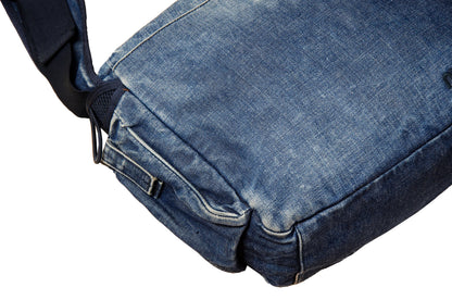 1999 Miu Miu denim crossbody bag / Archive Miu Miu sporty technical jeans bag