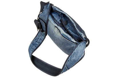 1999 Miu Miu denim crossbody bag / Archive Miu Miu sporty technical jeans bag