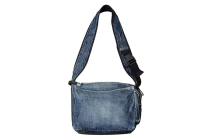 1999 Miu Miu denim crossbody bag / Archive Miu Miu sporty technical jeans bag