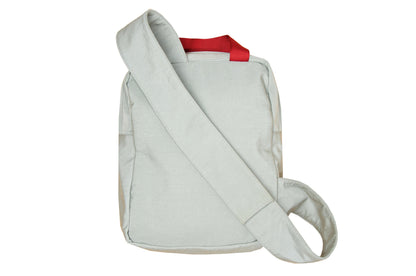 90s Prada Sport sling backpack / Prada Linea Rossa technical backpack / Prada greige sling velcro strap tactical bag
