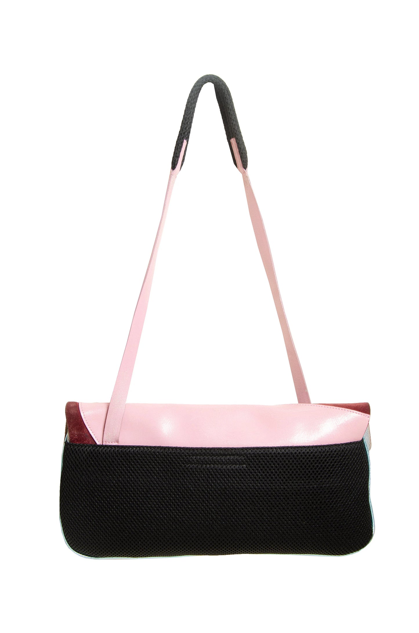 MIU MIU S/S 2000 bag / Miu Miu leather mesh tech baguette bag