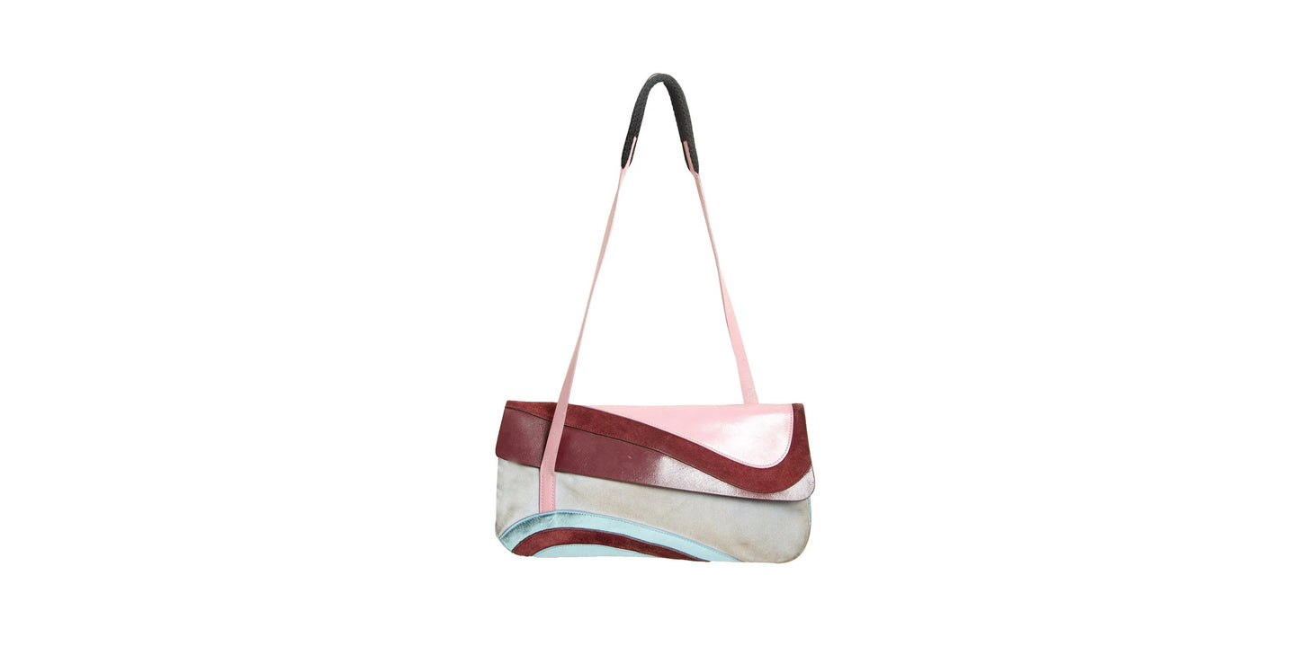 MIU MIU S/S 2000 bag / Miu Miu leather mesh tech baguette bag