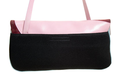 MIU MIU S/S 2000 bag / Miu Miu leather mesh tech baguette bag