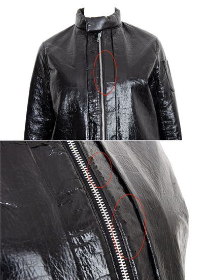 Helmut Lang 1999 archive astro moto biker jacket / Helmut Lang "Seance de travail" Fall 99 collection bomber