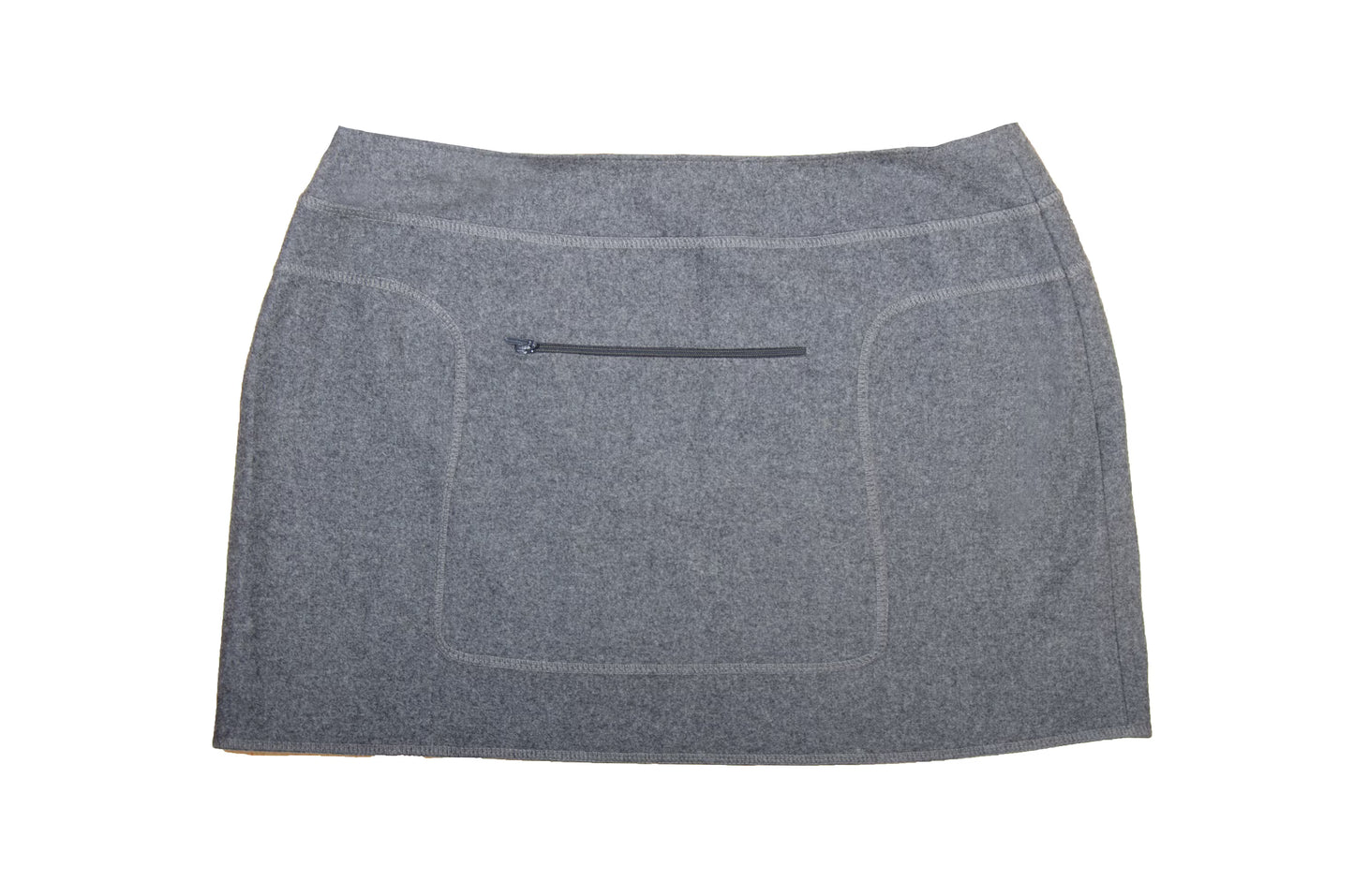 90s Miu Miu low rise grey wool mini skirt / Miu Miu low waist short above the knee skirt