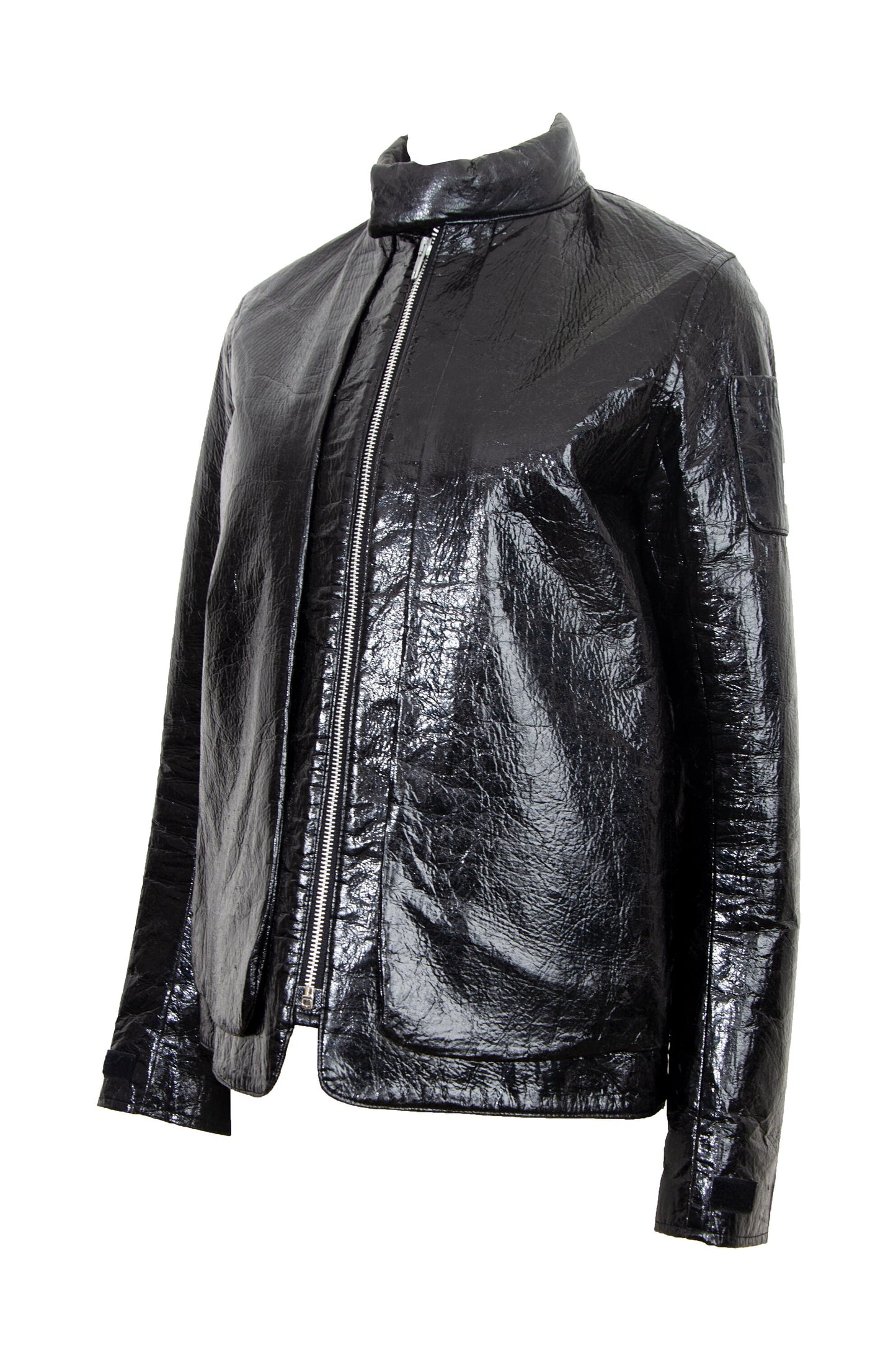 Helmut Lang 1999 archive astro moto biker jacket / Helmut Lang "Seance de travail" Fall 99 collection bomber