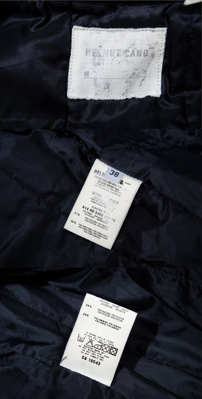 Helmut Lang 1999 archive astro moto biker jacket / Helmut Lang "Seance de travail" Fall 99 collection bomber