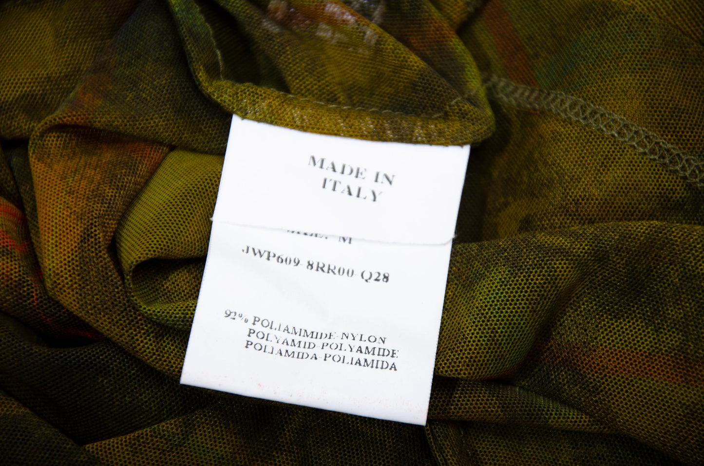 Vintage Jean Paul Gaultier tartan print mesh top