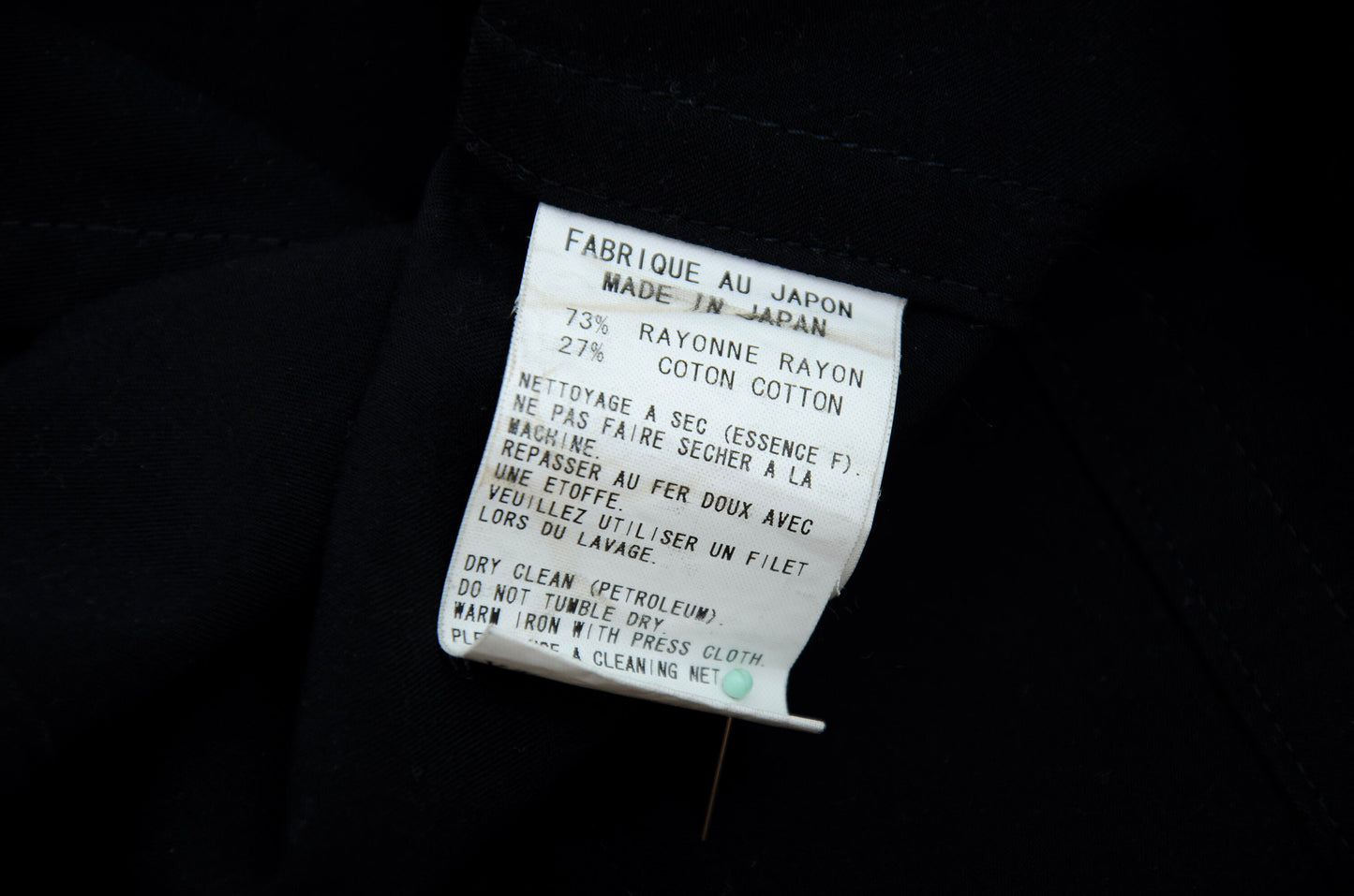 Y's Yohji Yamamoto deformed structured black blazer / Hourglass waist padded shoulders black blazer / Made in Japan