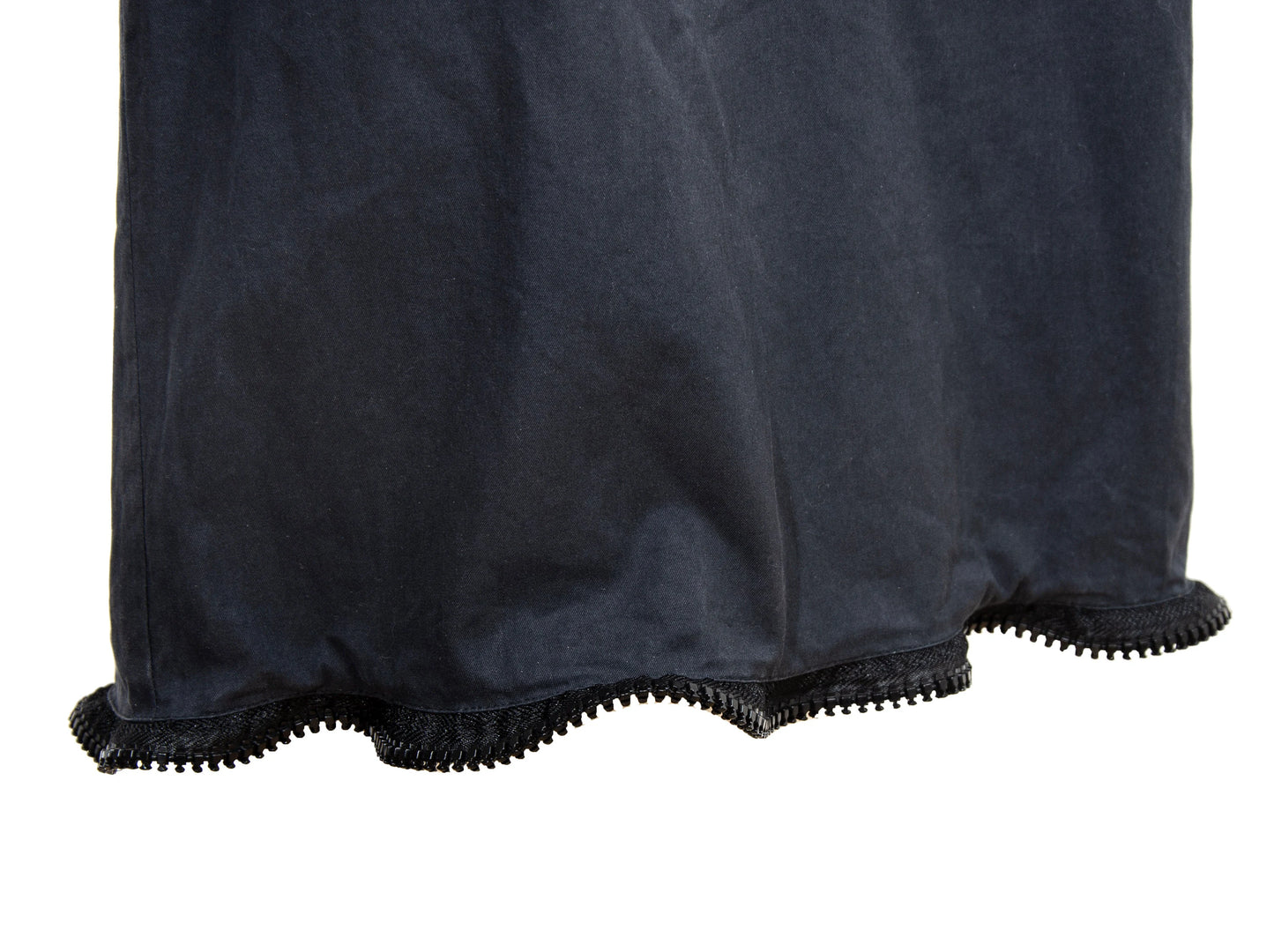 90s Miu Miu chunky zippers technical low waisted skirt