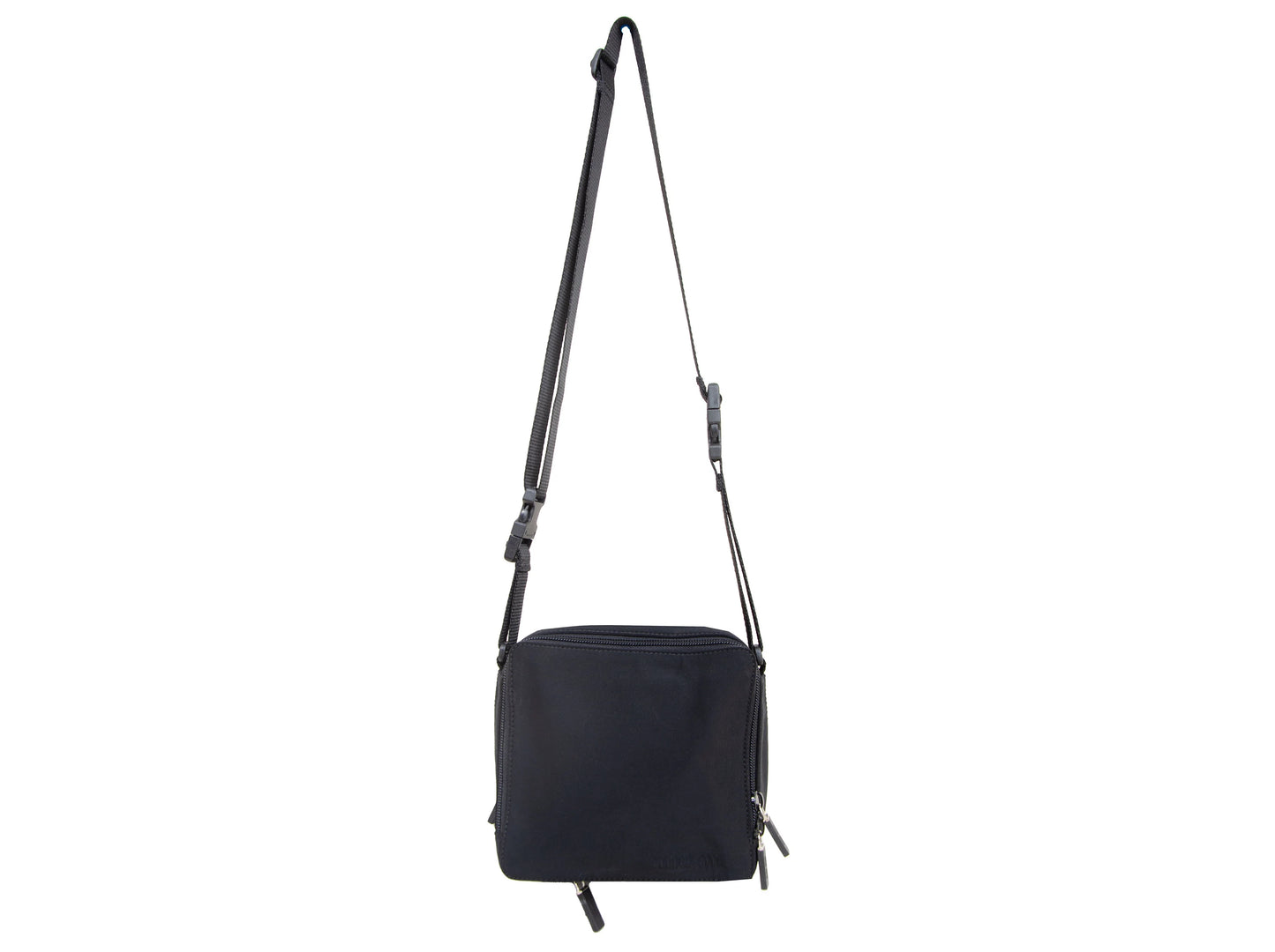 90s Miu Miu black technical cube shape bag / Vintage archive sporty Miu Miu crossbody bag / Made in Italy