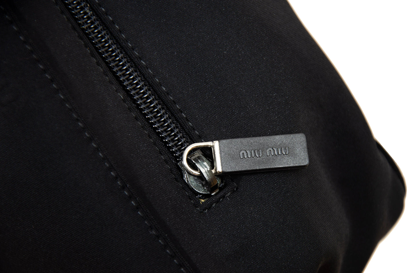 90s Miu Miu black technical cube shape bag / Vintage archive sporty Miu Miu crossbody bag / Made in Italy