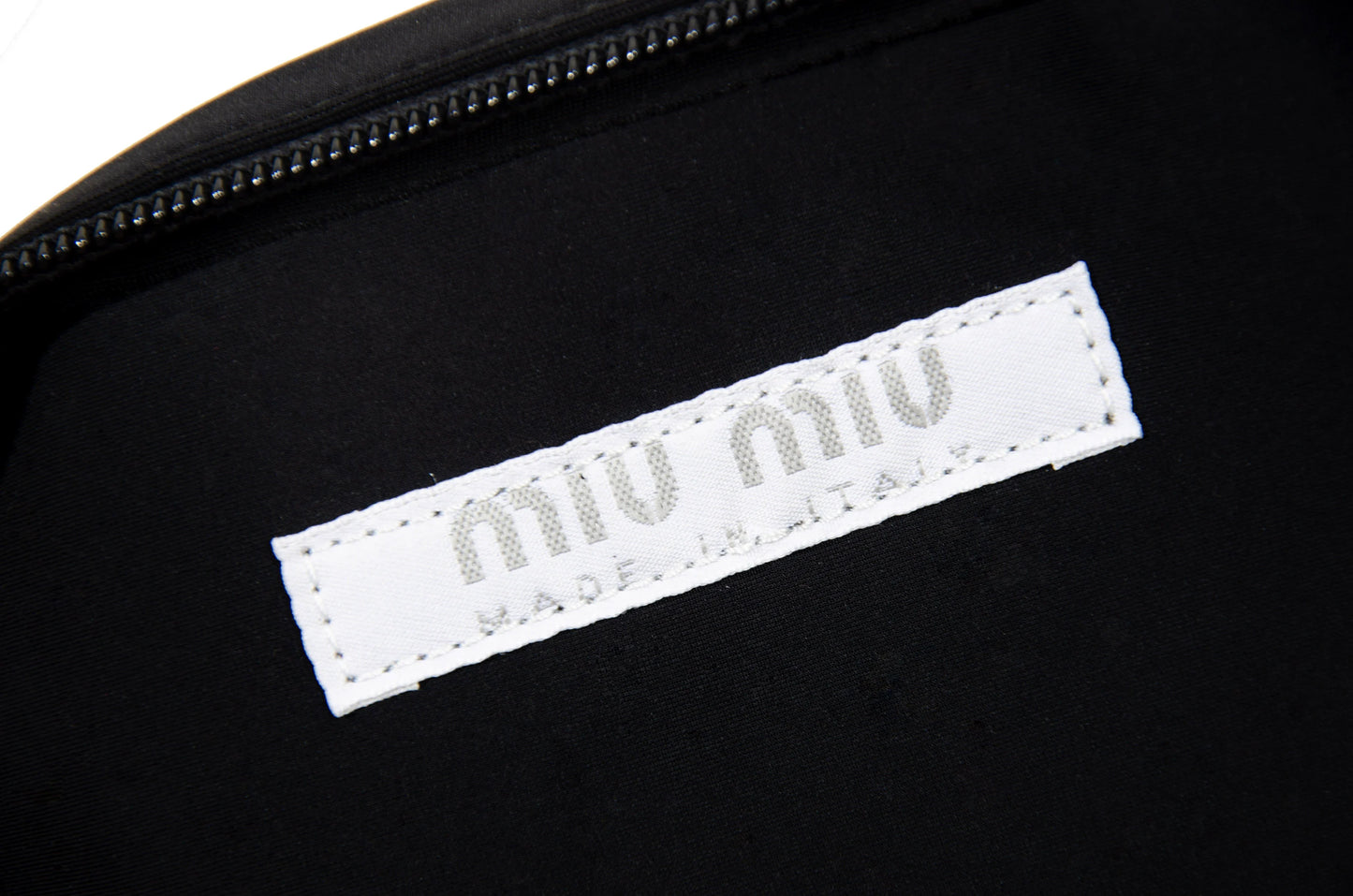 90s Miu Miu black technical cube shape bag / Vintage archive sporty Miu Miu crossbody bag / Made in Italy