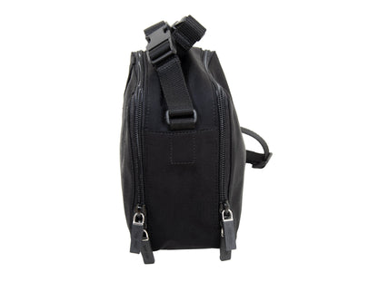 90s Miu Miu black technical cube shape bag / Vintage archive sporty Miu Miu crossbody bag / Made in Italy