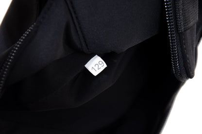 90s Miu Miu black technical cube shape bag / Vintage archive sporty Miu Miu crossbody bag / Made in Italy