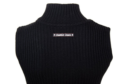 90s Jean Paul Gaultier mini sleeveless sweater dress