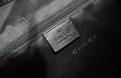 Vintage Gucci Jackie black leather bag / Tom Ford Gucci black leather Jackie hobo bag / Made in Italy