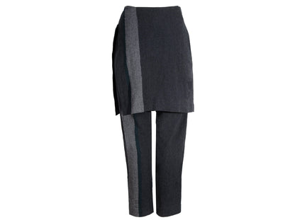 Y's Yohji Yamamoto overskirt pants / Y's wrap skirt trousers / Made in Japan