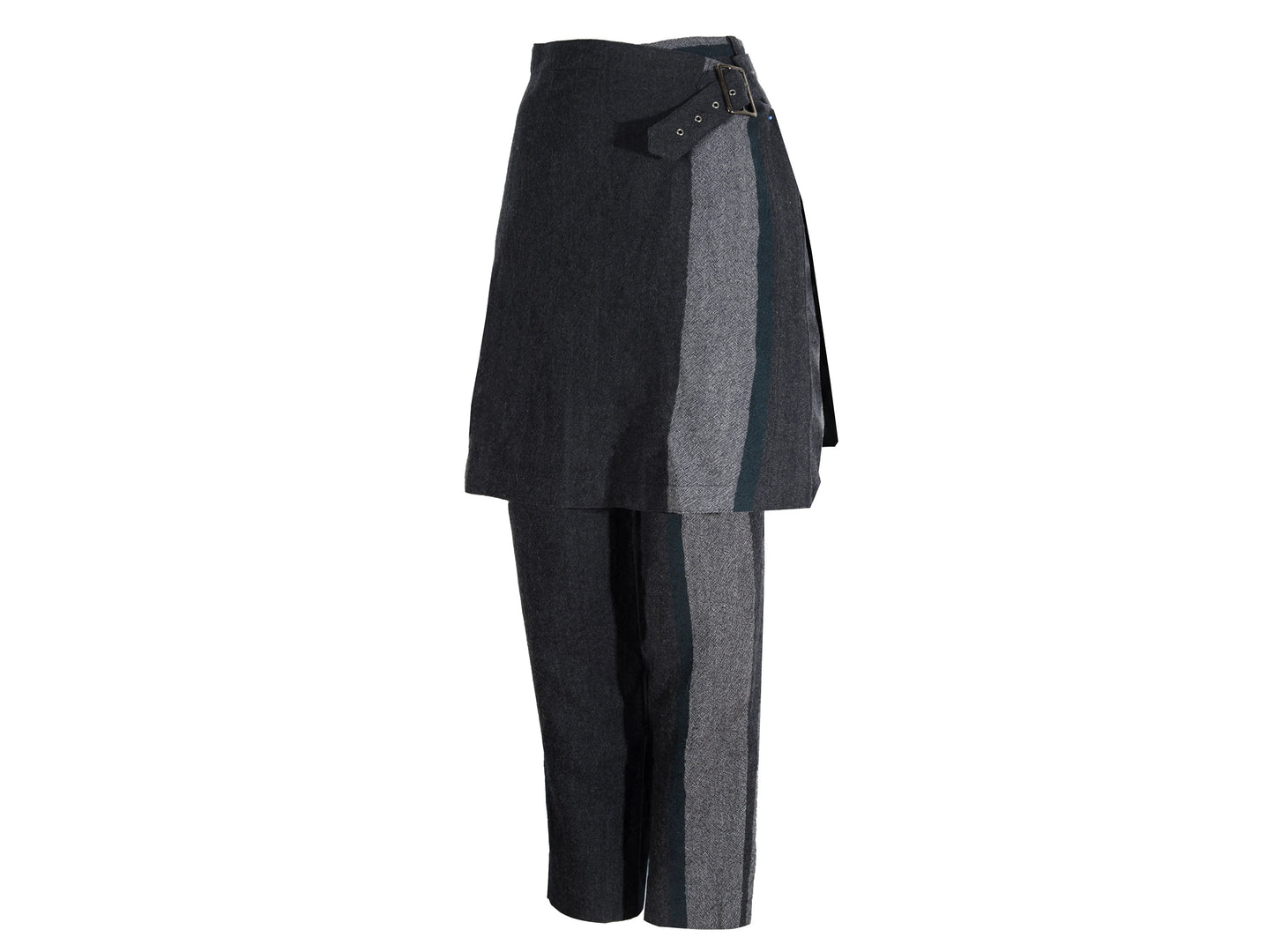 Y's Yohji Yamamoto overskirt pants / Y's wrap skirt trousers / Made in Japan