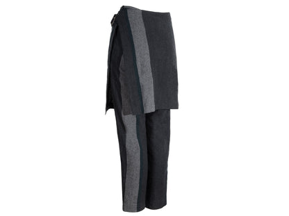 Y's Yohji Yamamoto overskirt pants / Y's wrap skirt trousers / Made in Japan