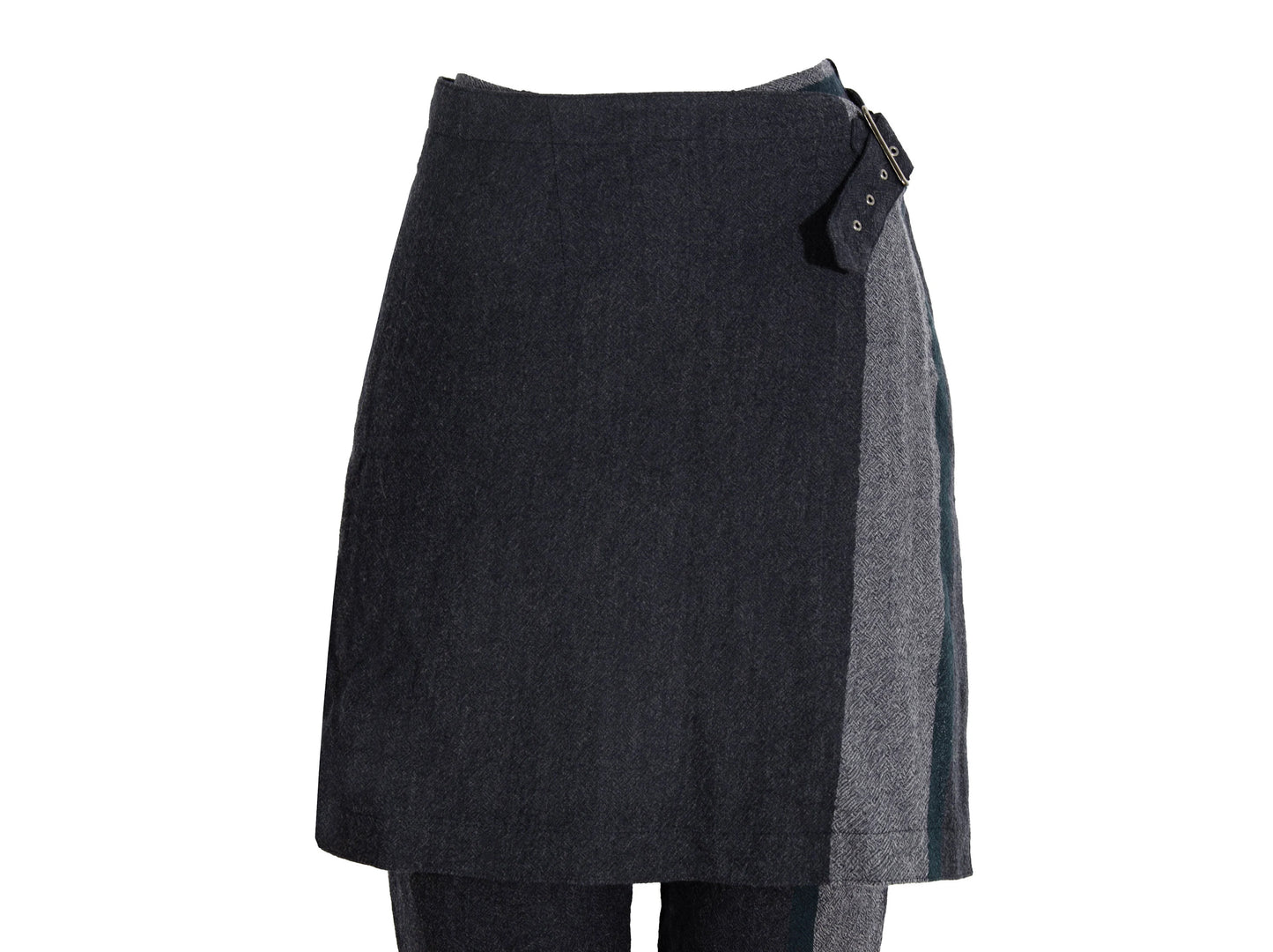 Y's Yohji Yamamoto overskirt pants / Y's wrap skirt trousers / Made in Japan