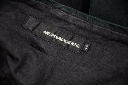 90s Andrew Mackenzie low waisted asymmetrical cargo pockets mini skirt