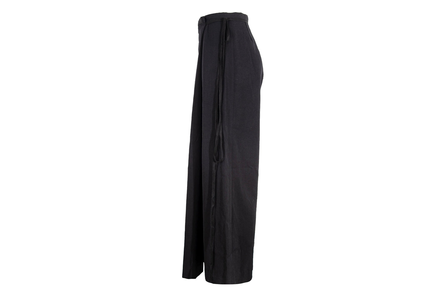 90s Yohji Yamamoto "I wish" black wool skirt pants / Made in Japan