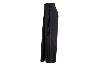 90s Yohji Yamamoto "I wish" black wool skirt pants / Made in Japan