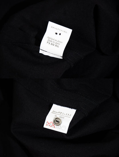 90s Yohji Yamamoto "I wish" black wool skirt pants / Made in Japan