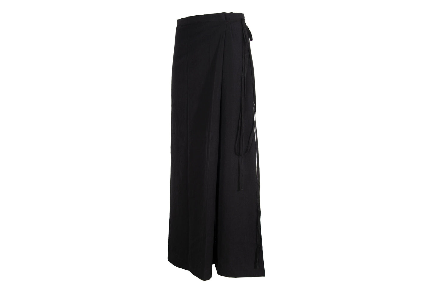90s Yohji Yamamoto "I wish" black wool skirt pants / Made in Japan