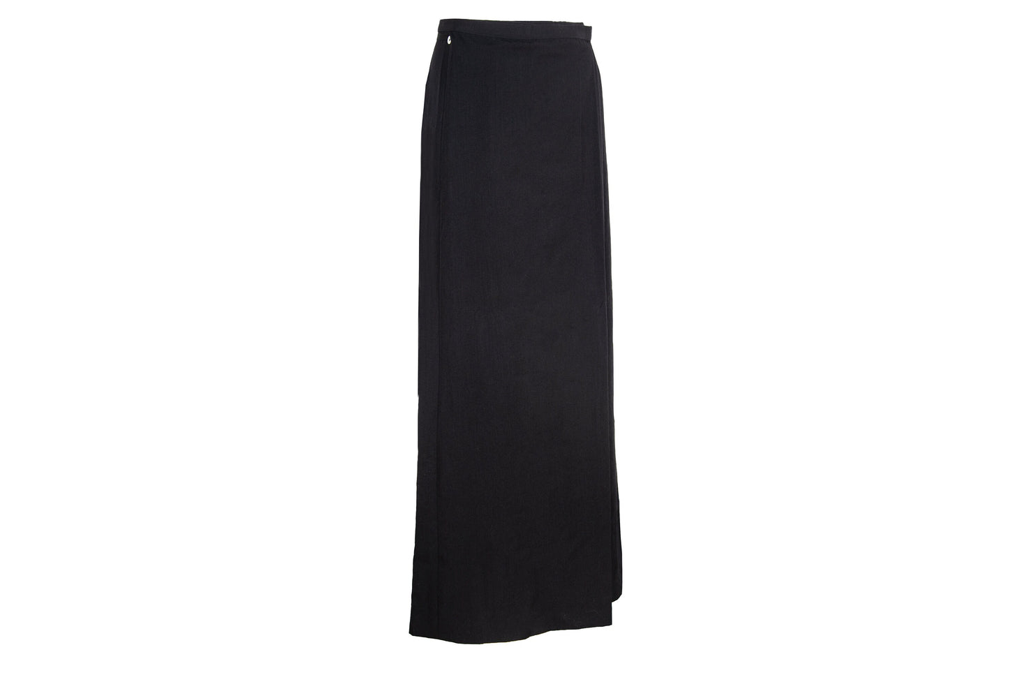 90s Yohji Yamamoto "I wish" black wool skirt pants / Made in Japan