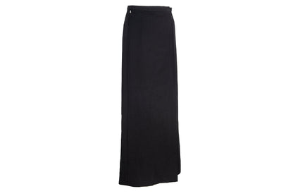 90s Yohji Yamamoto "I wish" black wool skirt pants / Made in Japan