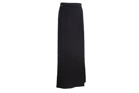 90s Yohji Yamamoto "I wish" black wool skirt pants / Made in Japan
