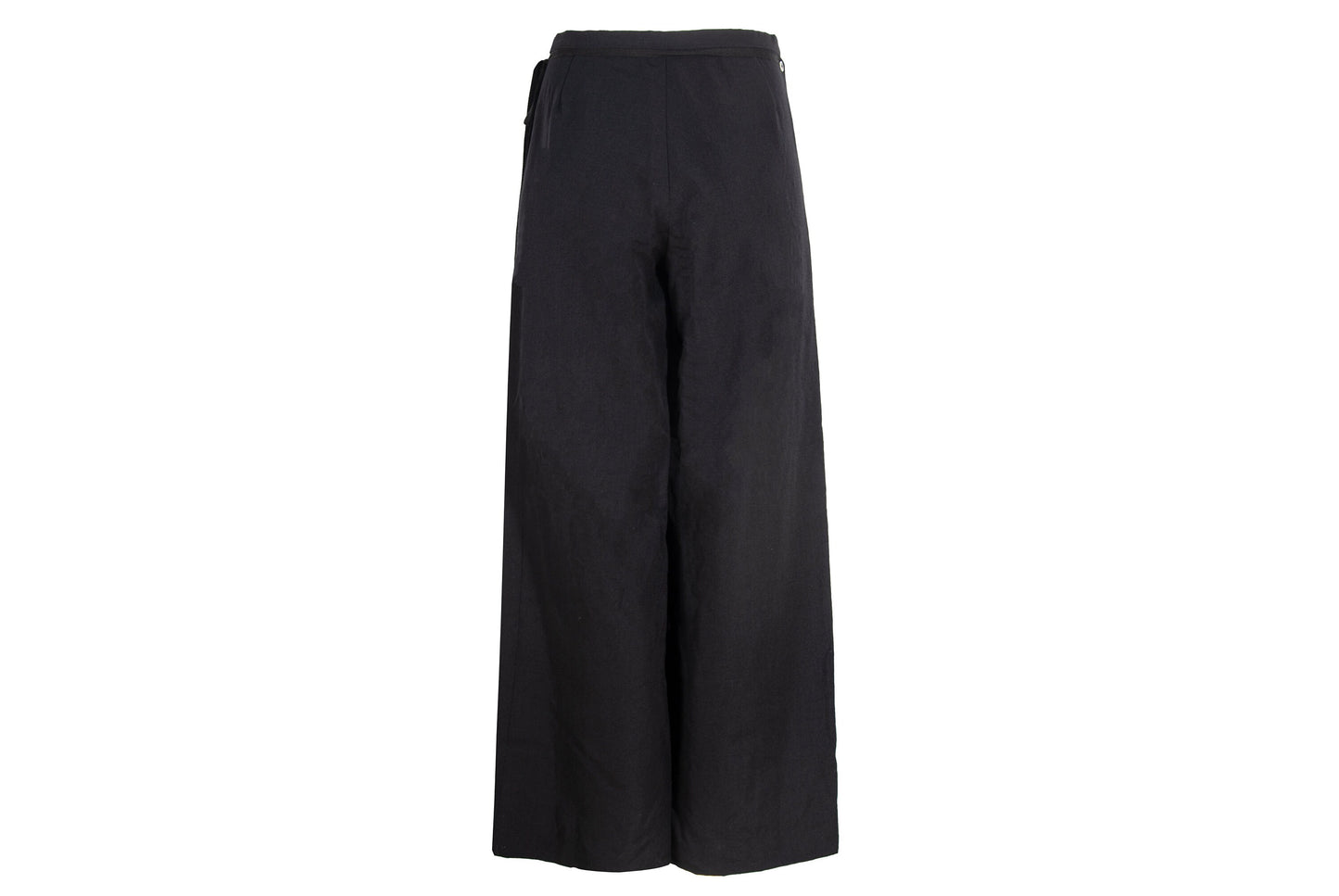 90s Yohji Yamamoto "I wish" black wool skirt pants / Made in Japan