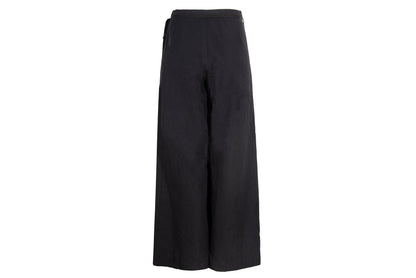 90s Yohji Yamamoto "I wish" black wool skirt pants / Made in Japan