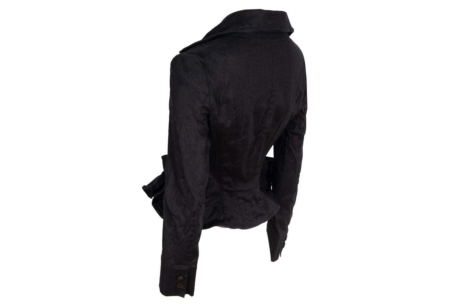 Vintage Ritsuko Shirahama linen and cotton blend wired avant garde bendable jacket