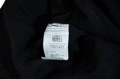 90s Jean Paul Gaultier button up mother of pearl black shirt
