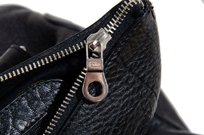 Vintage Chloé by Phoebe Philo black leather chain strap bag / 2004 Chloé leather and oversized chains bag / Made in Italy