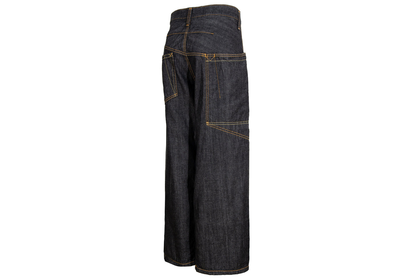 Vintage Y'S by Yohji Yamamoto baggy dropped crotch dark wash denim pants / Made in Japan