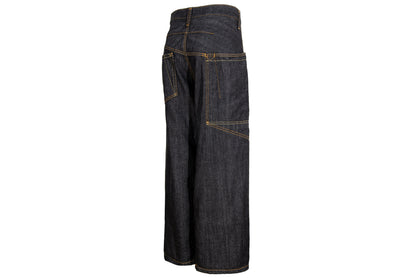 Vintage Y'S by Yohji Yamamoto baggy dropped crotch dark wash denim pants / Made in Japan