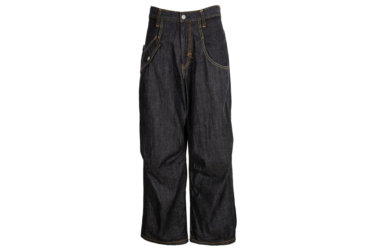 Vintage Y'S by Yohji Yamamoto baggy dropped crotch dark wash denim pants / Made in Japan